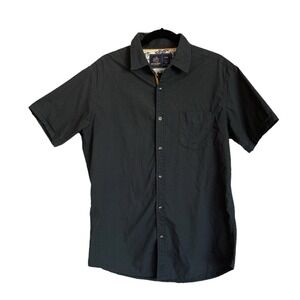 Rugby University Short Sleeve Shirt Mens Large L Cotton‎ Dark Blue Dot Cotton